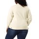 thumbnail image 3 of Chaqueta de mezclilla para mujer de tallas grandes Agnes Orinda, con botones y costuras, abrigo de mezclilla lavado 5X color beige claro, 3 of 8