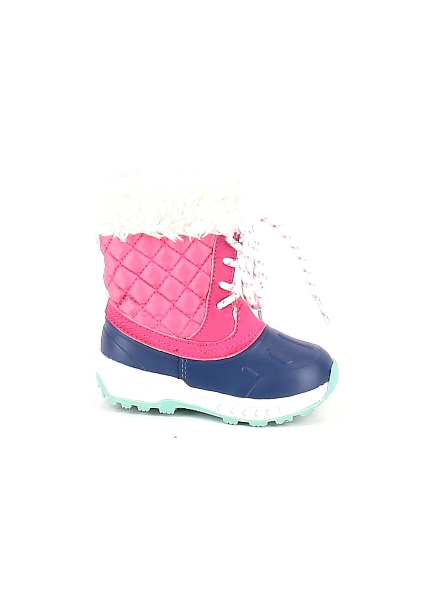 NEW Carter's Toddler Girls LUNAR G Outdoor Navy/Pink WINTER SNOW Boots Shoes 