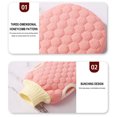 thumbnail image 4 of Bath Flower Scrubbing Towel Exfoliating Body Wash Cloth for Women Men Soft Sand Texture Deep Cleansing Skin Care Shower Accessories, 4 of 5