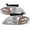 Chrome Housing, variant on AKKON - For 2000 2001 2002 Chevy Cavalier Coupe & Sedan Replacement Pair Headlights w/ Corner Lights Pair Set
