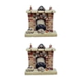 thumbnail image 1 of Toystoory Chimenea de muebles de escena en miniatura para escaparate Modelo de bricolaje Estilo A 2Conjunto, 1 of 1