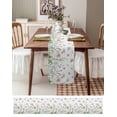 thumbnail image 6 of Table Runner 36 Inch Long - Retro Garden Flowers PlantsDecorative Table Scarf,Farmhouse Watercolor FloralDining Table Runners for Wedding Party Kitchen Dining Tables, 6 of 7