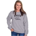 thumbnail image 3 of Funny Animal Pun Eager Beaver Joke Unisex Plus Fleece Graphic Sweatshirt Brisco Brands 5X, 3 of 5