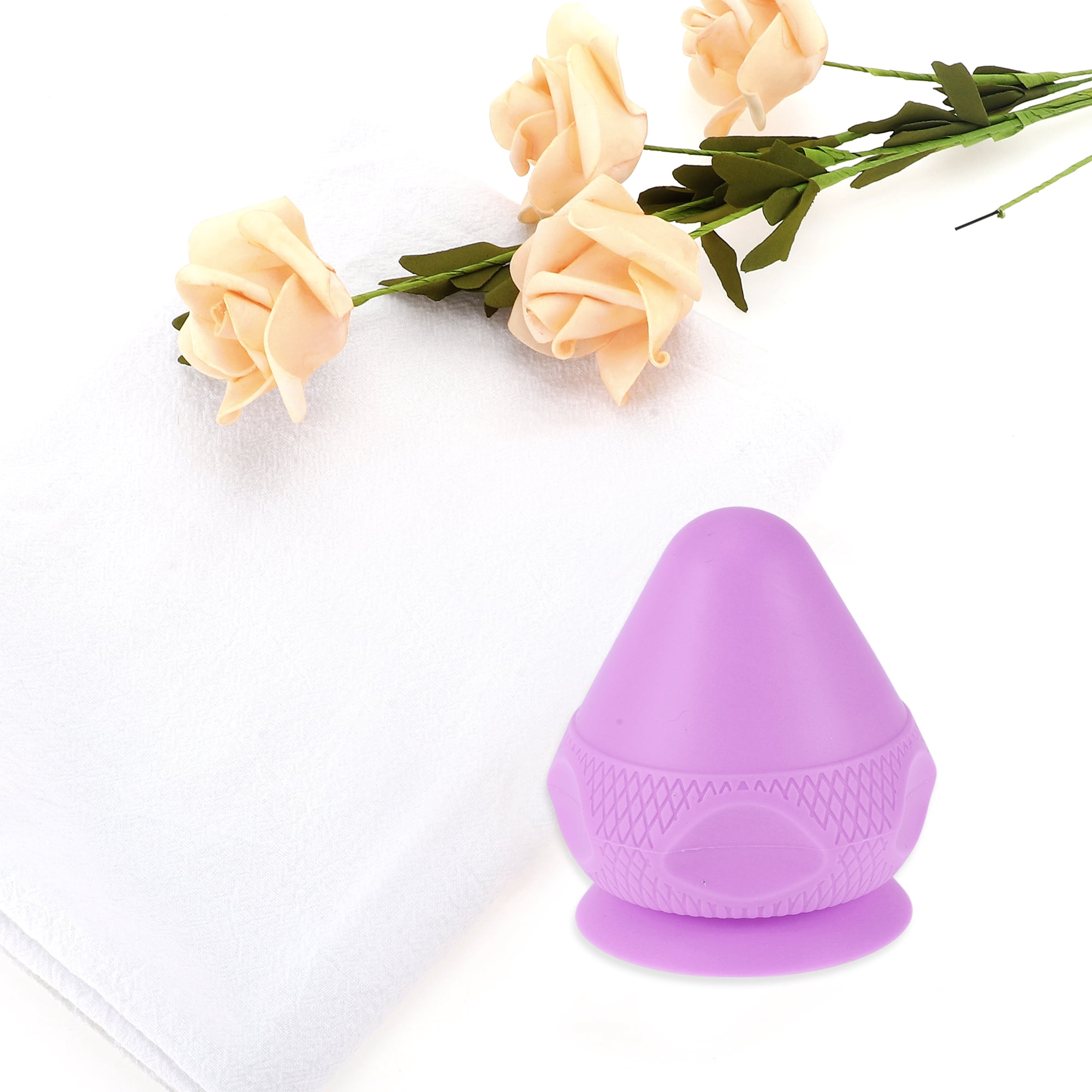 Unique Bargains Adsorption Massager 2.76"x2.76"x2.95" 1 Pc Purple