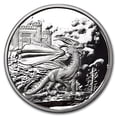 thumbnail image 1 of 5 oz Silver Proof Round Celtic Lore (Welsh Red Dragon), 1 of 4