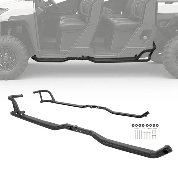 Kojem Rock Sliders Nerf Bars Side Steps for 2019-2025 Polaris Ranger Crew XP 1000 Pair