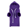 thumbnail image 2 of Tnobhg Cute Ferret Hoodie Solid Color Drawstring Hooded Sweatshirt Thick Fleece Foreleg Elastic Hamster Guinea Clothes, 2 of 8