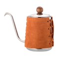thumbnail image 3 of Elodie Pour over Coffee Kettle Electric Stovetop Tea Kettles Handleless Stainless Steel Orange, 3 of 8