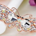 thumbnail image 3 of Barrette Papillon en Strass Mode Barrette Française, 3 of 10