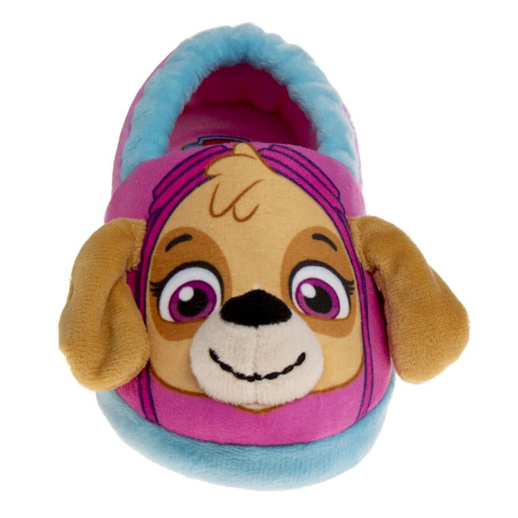 Nickelodeon Paw Patrol Toddler Girls Dual Sizes Slippers, Pink Blue, Size: 7-8