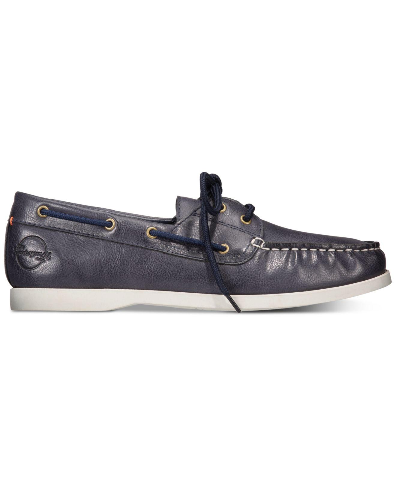WEATHERPROOF VINTAGE Mens Navy Cushioned Benny Round Toe Lace-Up Boat Shoes 12 M Amazon.com | Clubroom Mens Navy Moc Toe Comfort Elliot Round  main image 2