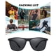 thumbnail image 4 of Los vidrios piloto del marco cuadrado forman las gafas de sol protectoras polarizadas, hechas de TR, TAC, 4 of 5