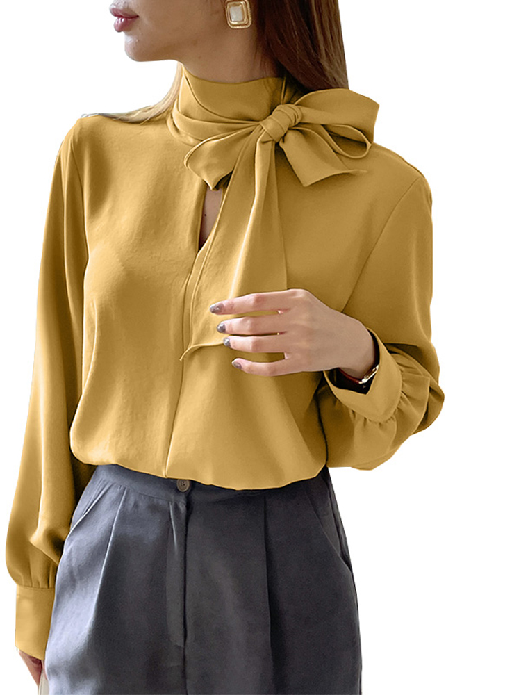 ZANZEA Women Casual Turtleneck Long 