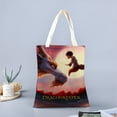 thumbnail image 2 of Dragon Keeper Bolso de tela con estampado de lienzo para mujer, bolsa de compras reutilizable y estética, con cremallera interior, regalo para mujer, 35 × 40 cm., 2 of 6
