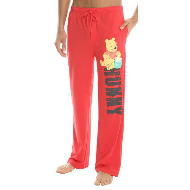 Disney - Disney Mens Pajama Pants Fun Joggers Loungewear, Pooh, Size