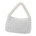 thumbnail image 2 of Bolso de mano de felpa para mujer, bolso sencillo para hombro y axila, bolso informal de gran capacidad para compras diarias, 2 of 8