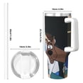 thumbnail image 5 of Lsque Scooby-Doo Pattern 40 OZ Ice Bully Cup with Handle and Straw, Double Wall Stainless Steel Tumbler Travel Coffee Cup with Lid for Christmas Present, 5 of 8