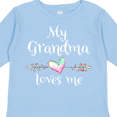 thumbnail image 4 of Inktastic My Grandma Loves Me- Heart Grandchild Boys or Girls Long Sleeve Toddler T-Shirt, 4 of 5