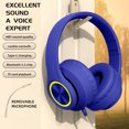 thumbnail image 4 of Wireless on-Ear Kids Headphones Safe Sound (<85dB), Fit for Kids, Parental Control with Customizable Volume &amp; Playtime and 50Hr Battery Life, 4 of 6