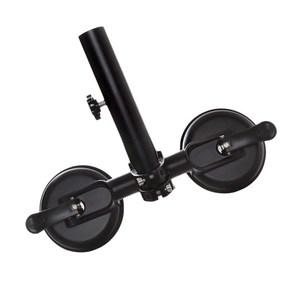 Metal Flagpole Holder For Car Motorcycle Truck Windproof Adjustable Mounting Bracket Iron Rubber Suction Base