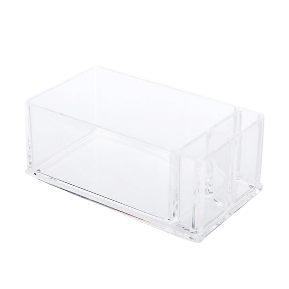 Nicehomfit Clear Acrylic Storage Box for Napkins and Makeup Organizer, Space-Saving Transparent Container for Home and Bathroom