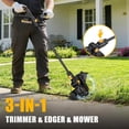 thumbnail image 6 of Cordless Weed Eater & Leaf Blower Combo Compatible with Dewalt 20V Max Battery(Tool Only), 12" Weed Wacker & String Trimmer Edger 3-in-1, Battery Operated Weed Trimmer with Auto-Feed, 6 of 12