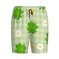 thumbnail image 4 of Wukai St Patrick's Day11 Men’s Short Pajama Pants With Pockets Soft Sleep Pj Shorts for Men-Small, 4 of 6