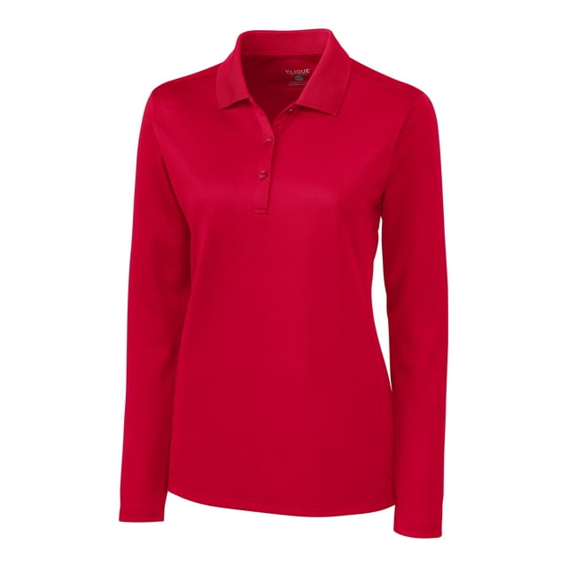 Clique L/S Ice Lady Pique Polo Shirt