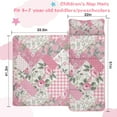 thumbnail image 5 of Pioneer Flower Floral Print Pattern Toddler Nap Mats for Kids Preschool,Sleeping Mat Bag or Kids,Toddler Sleeping Bag,Toddler Nap Mat or Daycare, 5 of 6