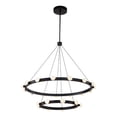 thumbnail image 3 of Kuzco Lighting Ch63436 Rezz 36" Wide Led Ring Chandelier - Nickel, 3 of 7