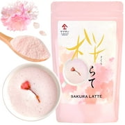 Yamasan Sakura Latte, Creamy and Aromatic Foam, 100% Japanese Cherry Blossom, 3.5oz