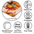thumbnail image 4 of Happy Thanksgiving Basset Hound Welcome Thankful Fall Autumn Pumpkin Vertical Metal Aluminum Sign Bassets Dog Breed Lovers Gifts Idea Wall Art Home Decor - 02021, 4 of 5