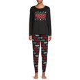thumbnail image 2 of Stranger Things Women's and Women's Plus Long Sleeve Top and Sleep Pants Pajama Set, 2-Piece, 2 of 5