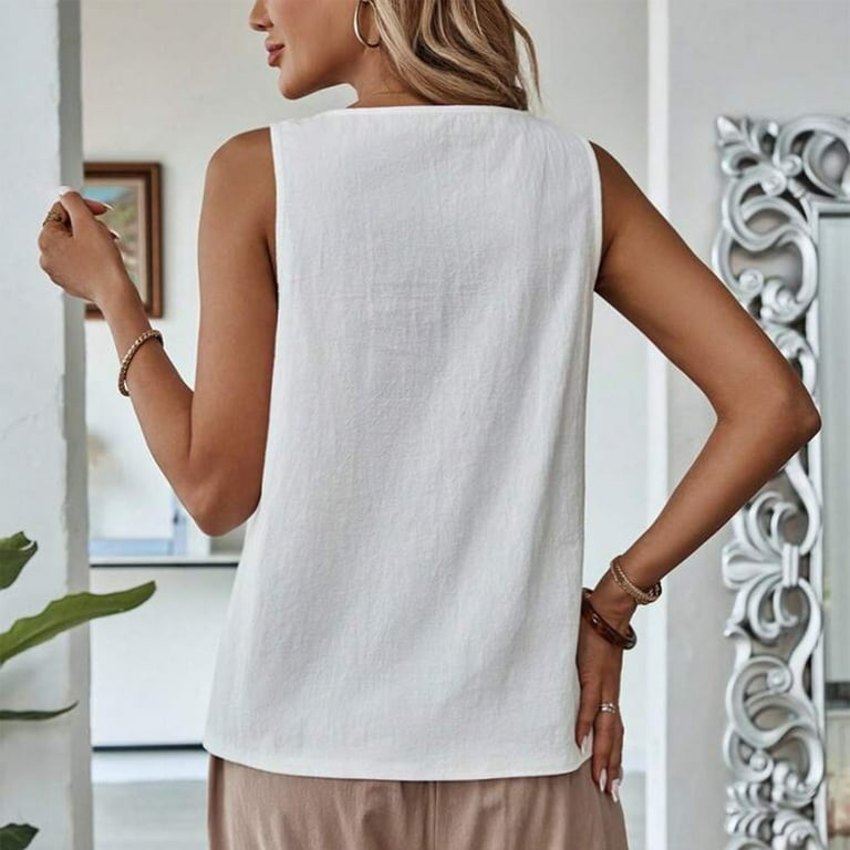 summer loose fitting linen tops 4322 summer loose fitting linen tops 4322
