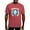 Crimson Red, variant on CafePress - Sigma Chi Flag Colored T Shirt - Mens Comfort Colors Shirt