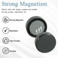 thumbnail image 4 of ZYNERY 18 Pcs Shower Magnets for Curtain Liner, Magnetic Shower Curtain Weights, Shower Curtain Magnets Weights, Shower Curtain Weights Bottom, Weights for Outdoor Curtains Flag Tablecloth (Black), 4 of 7