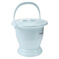 thumbnail image 2 of 1pc Plastic Buckle Spittoon Household Bed Pan Night Urine Pot with Handle, 2 of 7