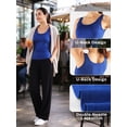 thumbnail image 5 of NELEUS Womens Compression Tank Top with Built in Sports Bra Padded for Yoga Workout,Blue,US Size L, 5 of 12