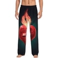 thumbnail image 2 of Lsque The Binding of Isaac Print Men's Pajama Pants, Lounge Pant - Comfortable Home Wear,Elastic Waistband, Stylish Design-XX-Large, 2 of 9