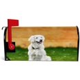 thumbnail image 2 of Coolnut Magnetic Mailbox Cover, White Labrador Retriever Dog Laughing Post Mail Box Cover Mail Wraps Cover, Oversize 25.4" L x 20.78" W, 2 of 5