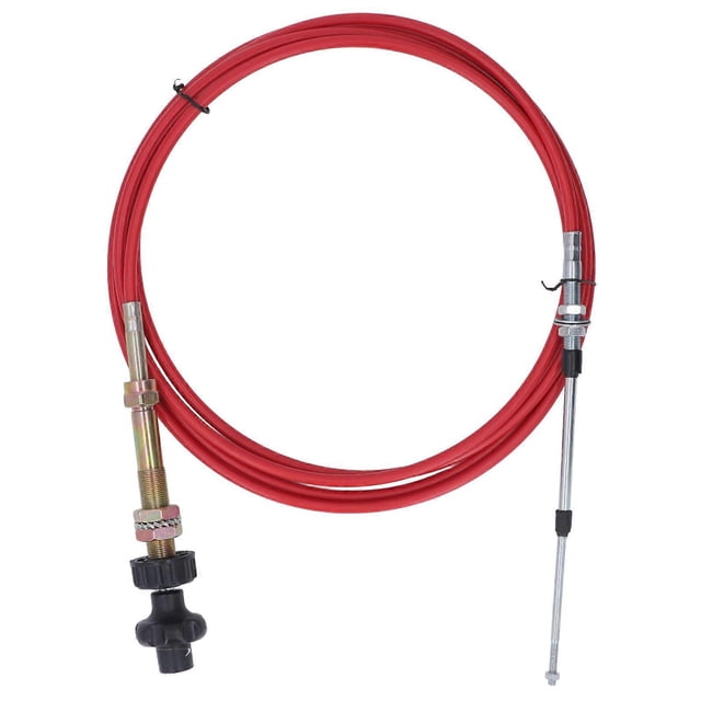 Manual Throttle Motor Control Cable PU Sheath Stainless Steel Low Fuel Consumption Excavator Accessories