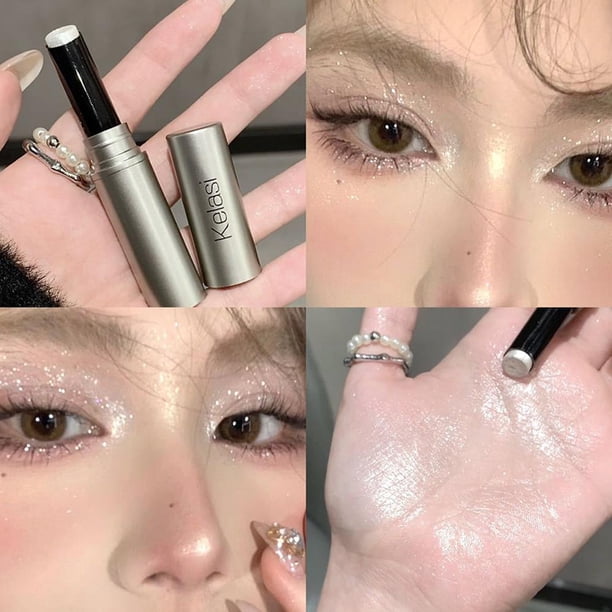 TQEHS Barra iluminadora de 8 colores Hot Kelasi, barra de sombra de ojos brillante para contorno en crema N C9M7