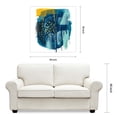 thumbnail image 2 of Empire Art Direct Intuitive Motion II Frameless Free Floating Tempered Glass Panel Graphic Wall Art, 38" x 38" x 0.2", Ready to Hang, 2 of 9