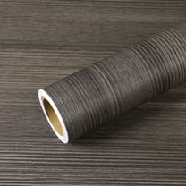 VEELIKE 15.7"x118" Dark Brown Wood Wallpaper Peel and Stick Waterproof Wood Contact Paper for Countertops Table Top Self Adhesive Vinyl Roll Removable Wallpaper for Kitchen Cabinets Liners