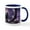 White/Navy Inside, variant on CafePress - A Fairy And A Dark Wolf Mugs - 11 oz Ceramic Mug - Novelty Coffee Tea Cup