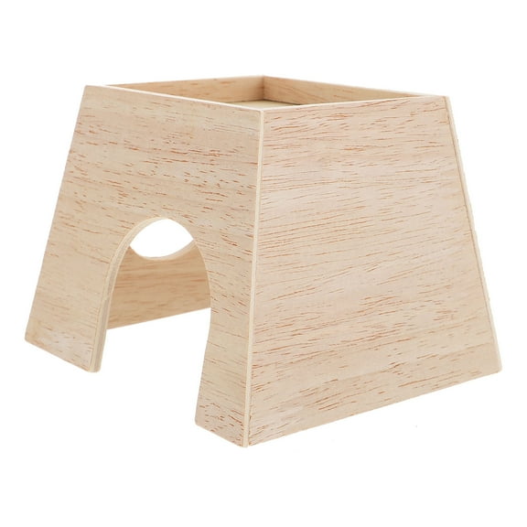 Raindrops 1Pcs Chicken Coop House with DIY Decoration for Small Animals 5.3X4.8X3.9In