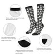 thumbnail image 6 of Fotbe Husky print Women's Men's Novelty Crew Socks Cotton Socks Knee High Socks for Walking,Running,Nurses,Pregnancy, 6 of 9