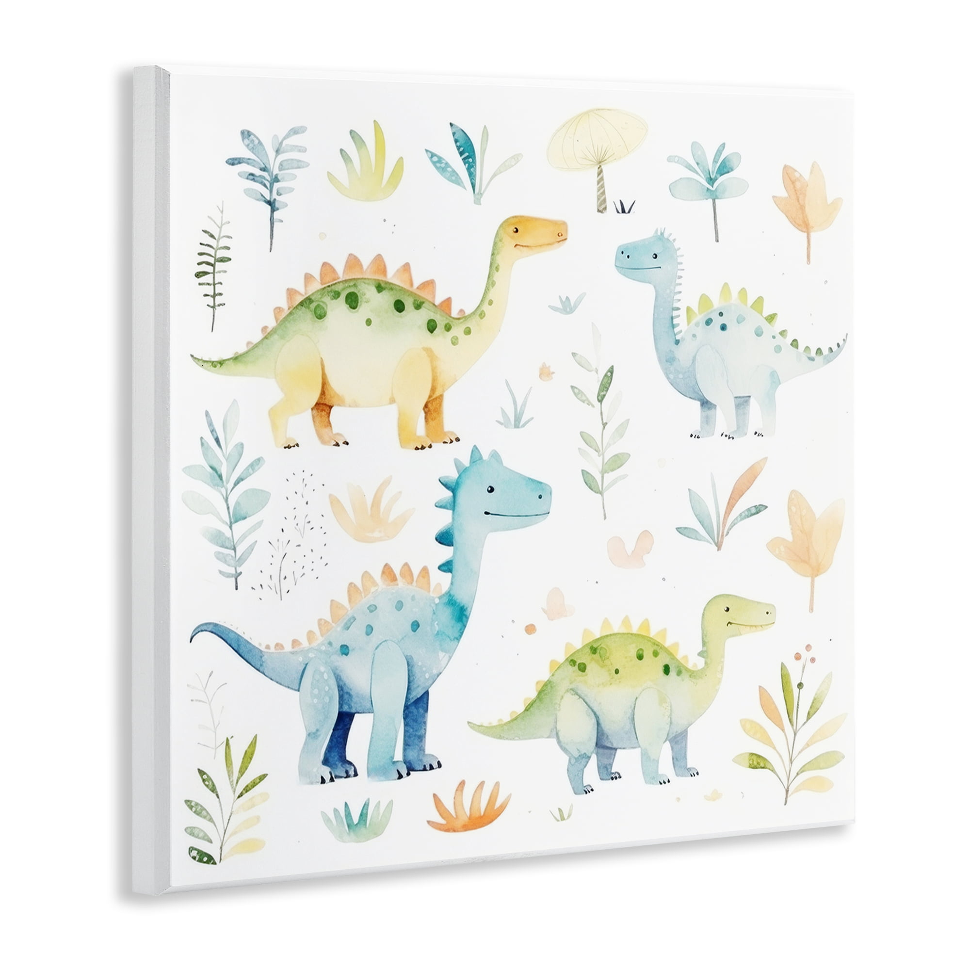 Stupell Industries Different Dinosaur Wonders Wall Plaque Art, design by Lazar Studio