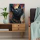thumbnail image 5 of Qisvanset 12x16 Inch Black Cat Canvas Print Wall Art, 5 of 5