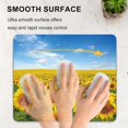 thumbnail image 6 of Summer Flower Blue Sky Sunflower Mouse Pad Small Square Laptop Mousepad Cute Floral Portable Desk Pad Non-Slip Wireless Mouse Mat Washable Desk Decor, 6 of 6